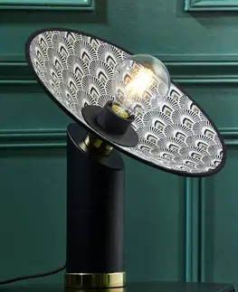 Stolové lampy MARKET SET MARKET SET Gatsby stolová lampa vzor páva