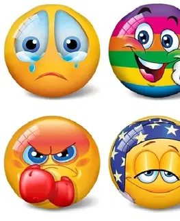 Hračky - Lopty a loptové hry STAR TOYS - Lopta Emoji 11 cm