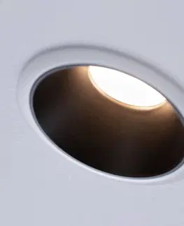 Zapustené svietidlá Paulmann Paulmann Cole bodové LED, čierno-biele