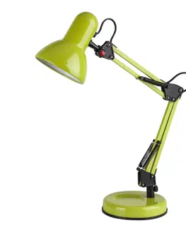 Stolové lampy Rabalux Stolná lampa zelená E27 päticou 4178 