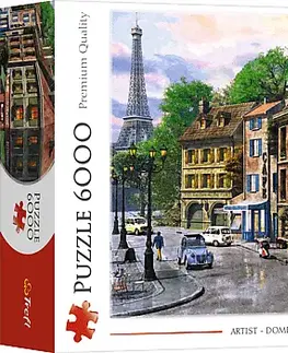 Hračky puzzle TREFL - Puzzle 6000 dielikov - Parížska ulička
