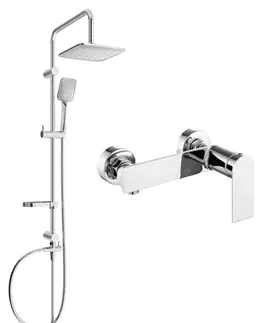 Sprchy a sprchové panely MEXEN/S - Sven sprchový stĺp vrátane sprchovej batérie Zero, chróm 71140262-00