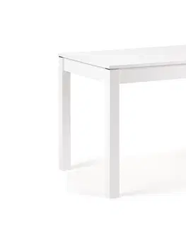 Jedálenské stoly HALMAR Maurycy rozkladací jedálenský stôl biela