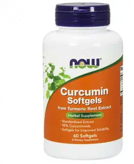 Ostatné špeciálne doplnky výživy NOW Foods Curcumin Softgels