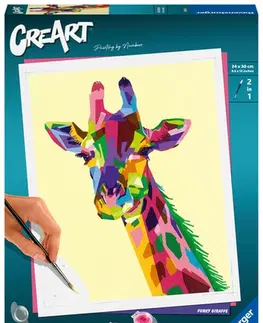 Kreatívne a výtvarné hračky RAVENSBURGER - CreArt Vtipná žirafa