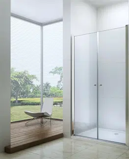 Sprchovacie kúty MEXEN - Texas zavesené sprchové dvere 90, transparent, chróm 880-090-000-01-00