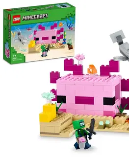 Hračky LEGO Minecraft LEGO - Dom axolotlov
