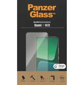 Tvrdené sklá pre mobilné telefóny Ochranné sklo PanzerGlass UWF AB pre Xiaomi 14/13, čierne 8066