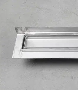 Sprchovacie kúty GELCO - MANUS PIASTRA podlahový žľab  z nerezové oceli s roštom, nástenný, L-1150, DN50 GMP97