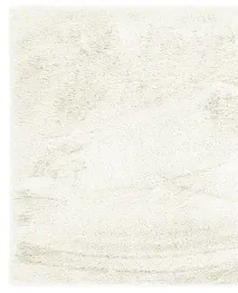 Koberce a koberčeky AmeliaHome Kožušina Lovika ivory, 100 x 100 cm