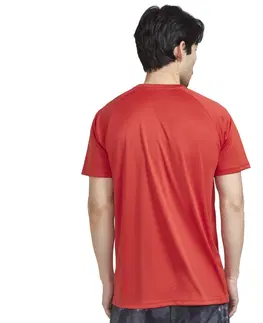 Pánske tričká CRAFT CORE Unify Logo červená - L