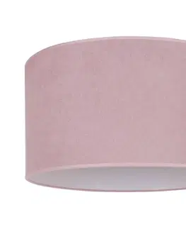 Svietidlá   - Stropné svietidlo BRISTOL 1xE27/15W/230V pr. 45 cm ružová/biela 