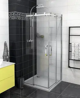 Sprchové dvere GELCO - DRAGON štvorcová sprchová zástena 900x900 L/P varianta,rohový vstup GD4290GD4290