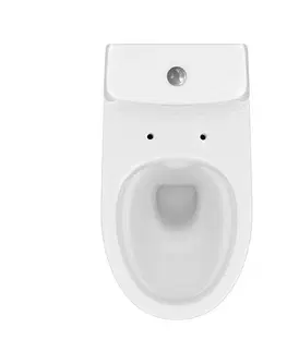 Kúpeľňa CERSANIT - WC KOMBI MODUO 43 cm 674 010 3/5 CLEAN ON, SEDADLO SLIM WRAM DUROPLAST-SOFT CLOSE K116-036