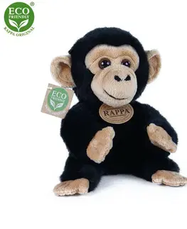 Plyšáci Eco-Fiendly Rappa šimpanz/opice sedící 18 cm