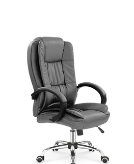 Kancelárske stoličky HALMAR Relax kancelárske kreslo s podrúčkami sivá