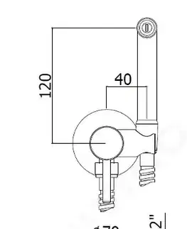Kúpeľňa PAFFONI - Bidet Kit Set pákovej batérie pod omietku s bidetovou spŕškou, chróm ZDUP110CR