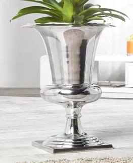 Dekorácie LuxD Váza Gracie 75 cm strieborná