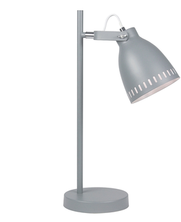 Stolné lampy KONDELA Aiden Typ 1 stolná lampa sivá