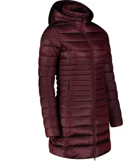 Dámske bundy a kabáty Dámsky zimný kabát Nordblanc SLOPES vínový NBWJL7948_PLU 36