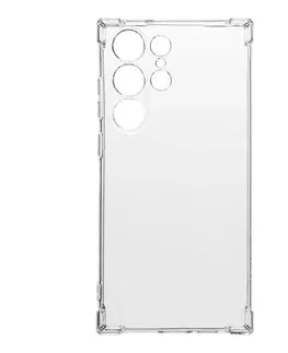 Puzdrá na mobilné telefóny Zadný kryt Tactical TPU Plyo pre Samsung Galaxy S23 Ultra, transparentná 57983112805