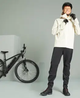 nohavice Pánske zimné nohavice EXPL 500 na horskú cyklistiku čierne