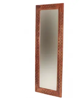 Zrkadlá Zrkadlo Mira 60x170 indický masív palisander