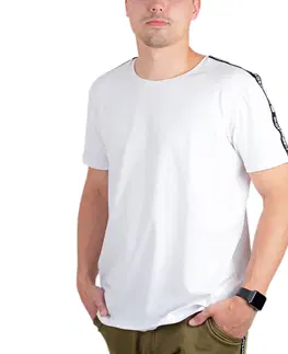 Pánske tričká Pánske tričko inSPORTline Overstrap biela - XXL