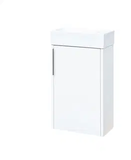Kúpeľňový nábytok MEREO - Vigo, kúpeľňová skrinka s keramickým umývadlom, 41 cm, bílá CN340