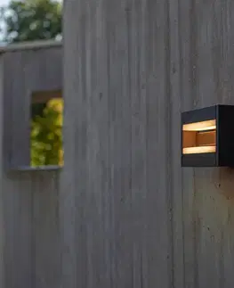 Vonkajšie nástenné svietidlá LUTEC Vonkajšie nástenné LED Conroy, pohyblivé difuzéry