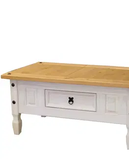Konferenčné stolíky Konferenčný stolík CORONA biely vosk 163910B