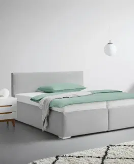 Čalúnené postele Čalúnená posteľ LESIA 180x200cm, Poťah Sivý