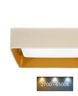 Svietidlá Brilagi Brilagi-LED Stmievateľné svietidlo VELVET SQUARE LED/36W/230V Wi-Fi Tuya+DO krémov 