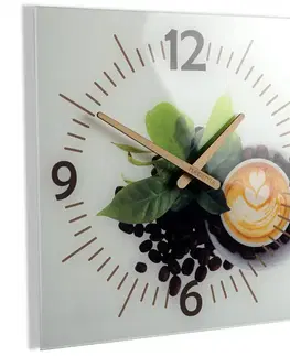 Hodiny Nástenné sklenené hodiny Coffee 3 Flex z51d s-d-x, 30 cm