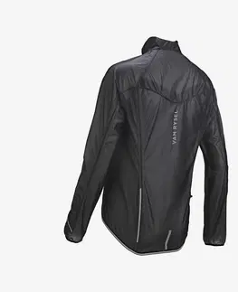 bundy a vesty Dámska cyklistická bunda do dažďa 900 Ultralight čierna