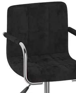 Kancelárske stoličky Otočná stolička kov / zamat Dekorhome Svetlozelená