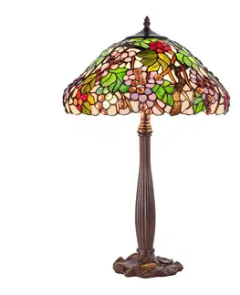 Stolové lampy Artistar Stolná lampa KT9810+P927 v štýle Tiffany