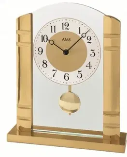 STOLOVÉ HODINY Stolové kyvadlové hodiny 1117 AMS 23cm