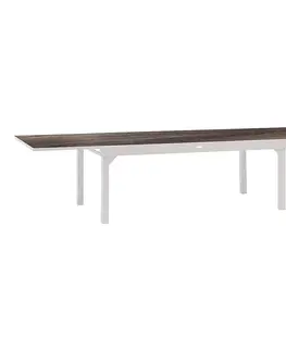 Stolčeky DEOKORK Hliníkový stôl VALENCIA 200/320 cm (biela)