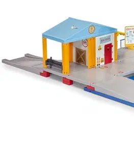 Hračky - dopravné stroje a traktory SIKU - World - nakladací prístav, mólo