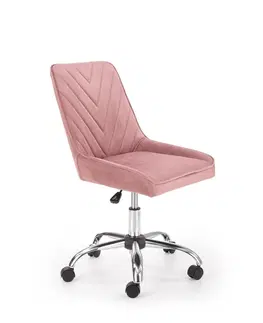 Kancelárske stoličky Kancelárska stolička RICO Halmar Svetlo ružová