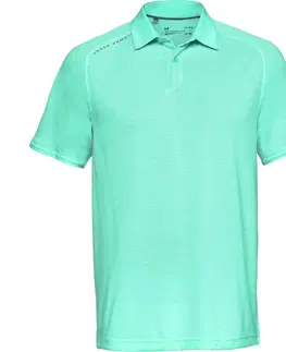 Pánske tričká Pánske tričko Under Armour Tour Tips Polo Neo Turquoise - XL