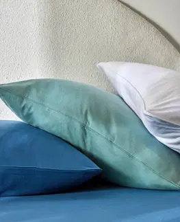 Bavlnené Bavlnená jednofarebná posteľná bielizeň s paspulou