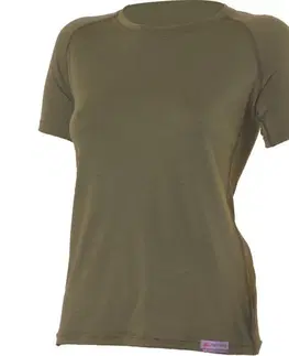 Tričká Merino triko Lasting ALEA 6363 zelené XL