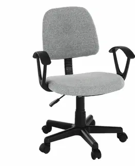 Kancelárske kreslá Kancelárska stolička, sivá/čierna, TAMSON