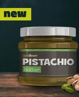 Arašidové a iné maslá Pistachio Butter - GymBeam 340 g
