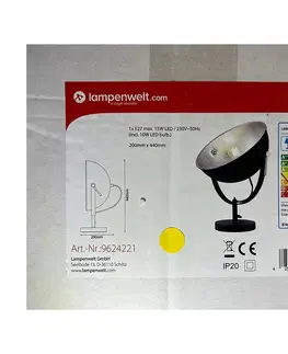 Lampy Lampenwelt Lampenwelt - LED RGBW Stmievateľná stolná lampa MURIEL 1xE27/10W/230V Wi-Fi 