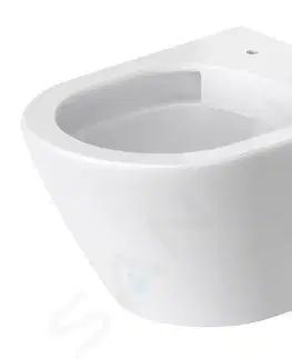 Záchody DURAVIT - D-Neo Závesné WC s doskou SoftClose, Rimless, biela 45870900A1