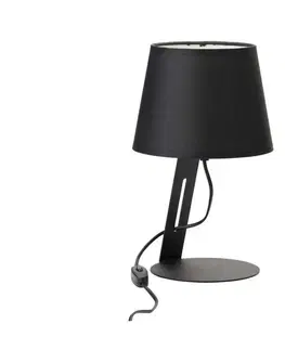 Lampy  Stolná lampa GRACIA 1xE27/60W/230V čierna 
