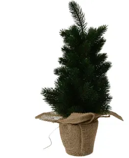 Vianočné dekorácie Dekoračný stromček Smrek tmavozelená, 45 cm